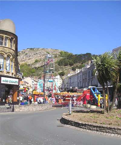 The fair in Upper Mostyn Street
